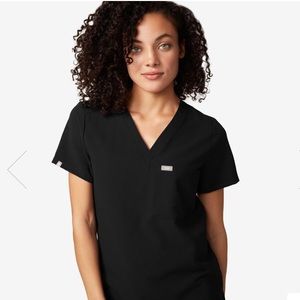 Figs Xs black Catarina top